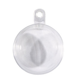 Rayher Boules en plastique, en 2 pièces, 6cm ø,  cristal (6 pièces)