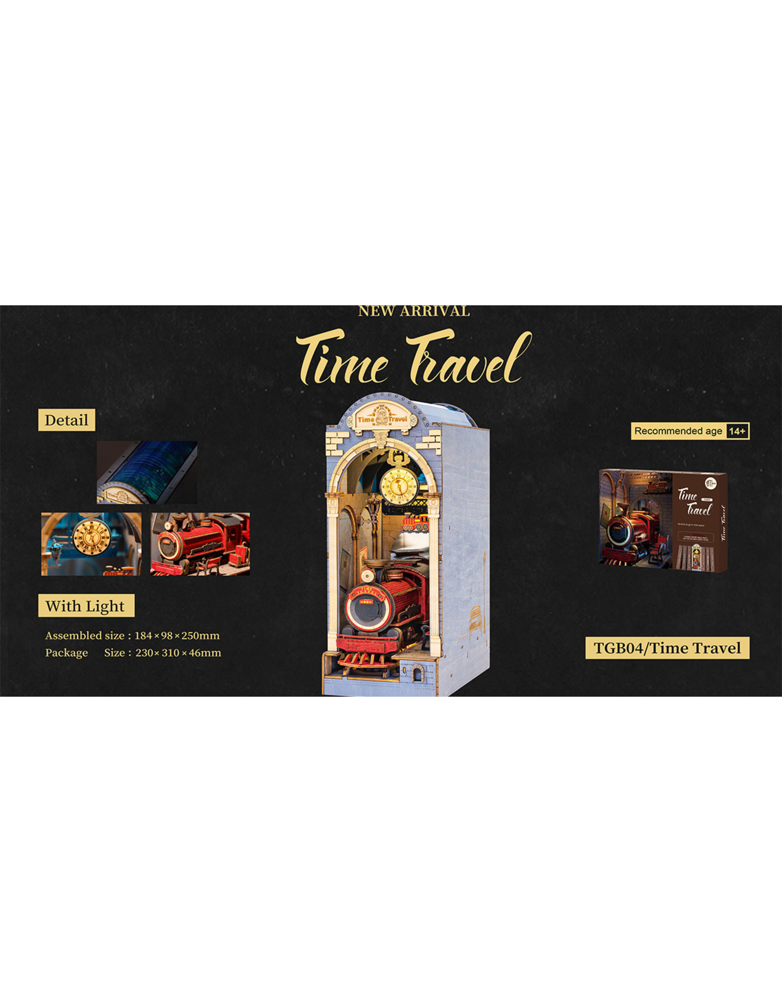 Rolife Time Travel (Book Nook) TGB04 - Rolife DIY Miniature Dollhouse