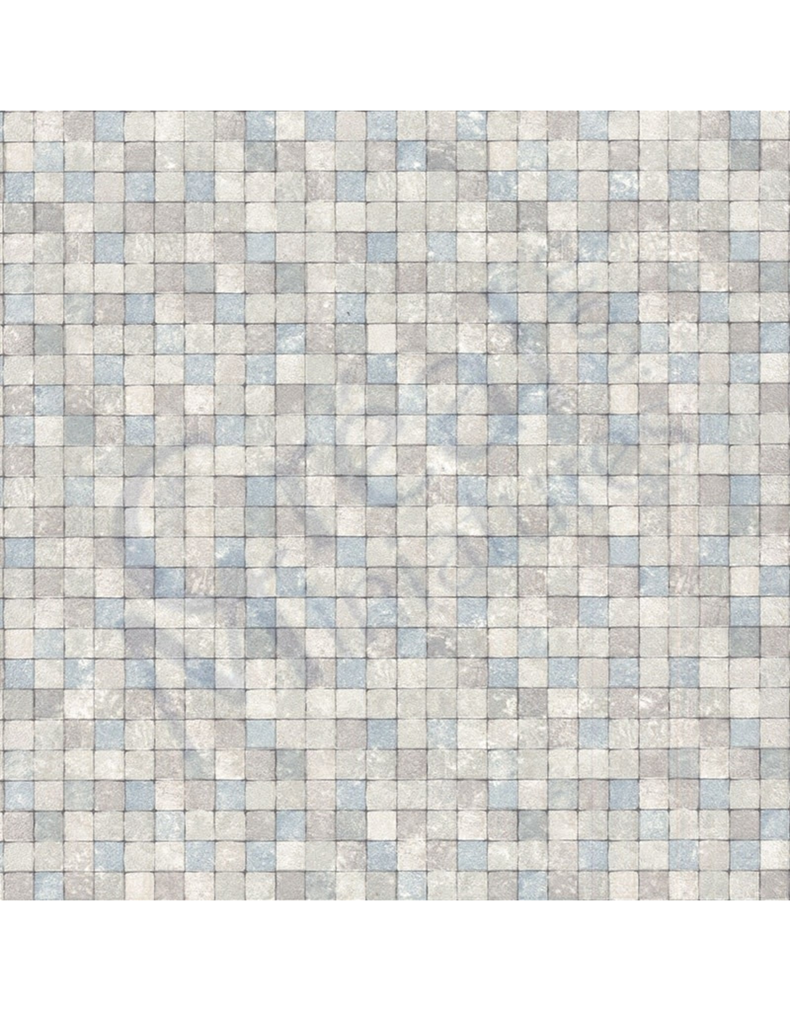 Dallage nuances de bleus (papier peint)  30 x 50 cm