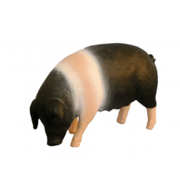 Cochon noir & blanc miniature 1:12