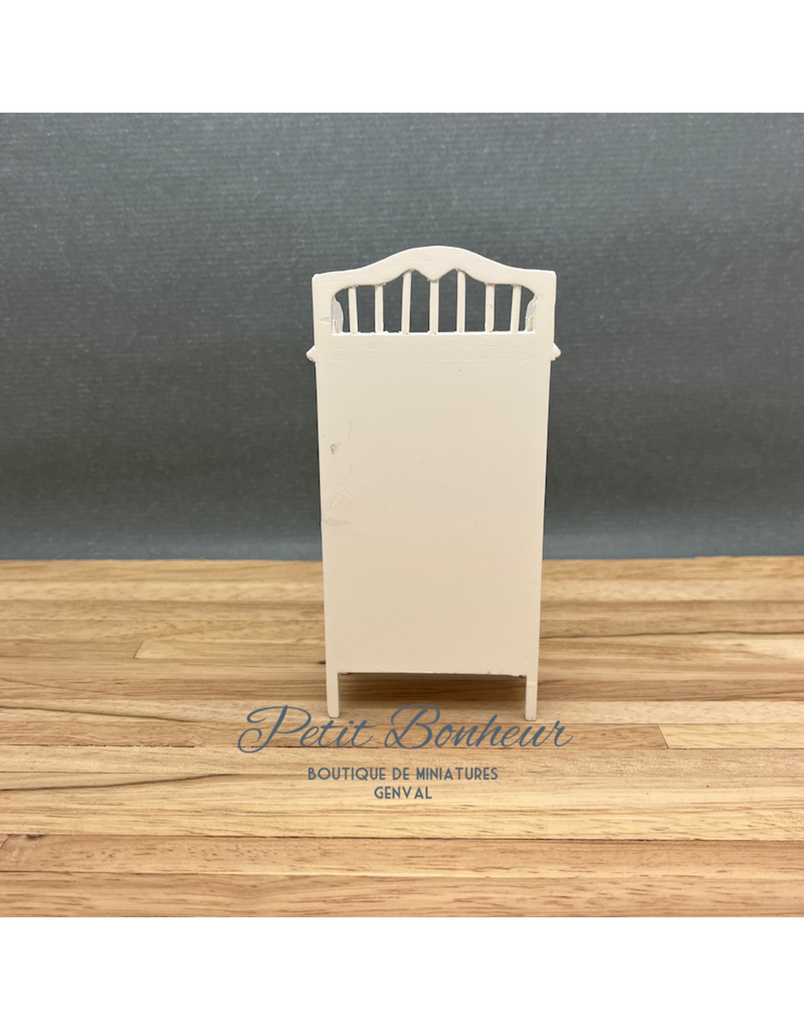 Etagère blanche miniature 1:12