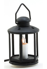 Lanterne noire miniature 1:12