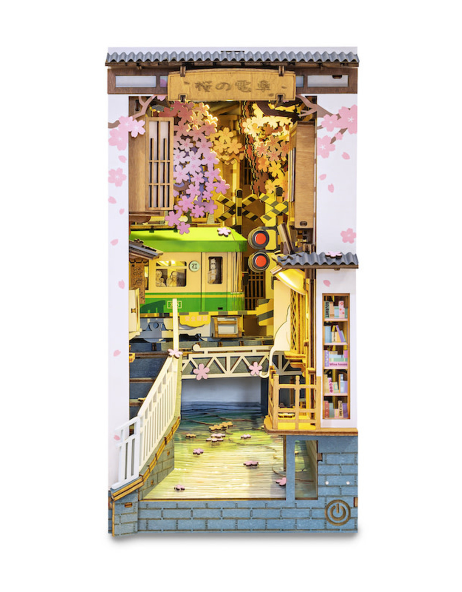 Rolife Sakura Densya (Book Nook) TGB01 - Rolife DIY Miniature Dollhouse