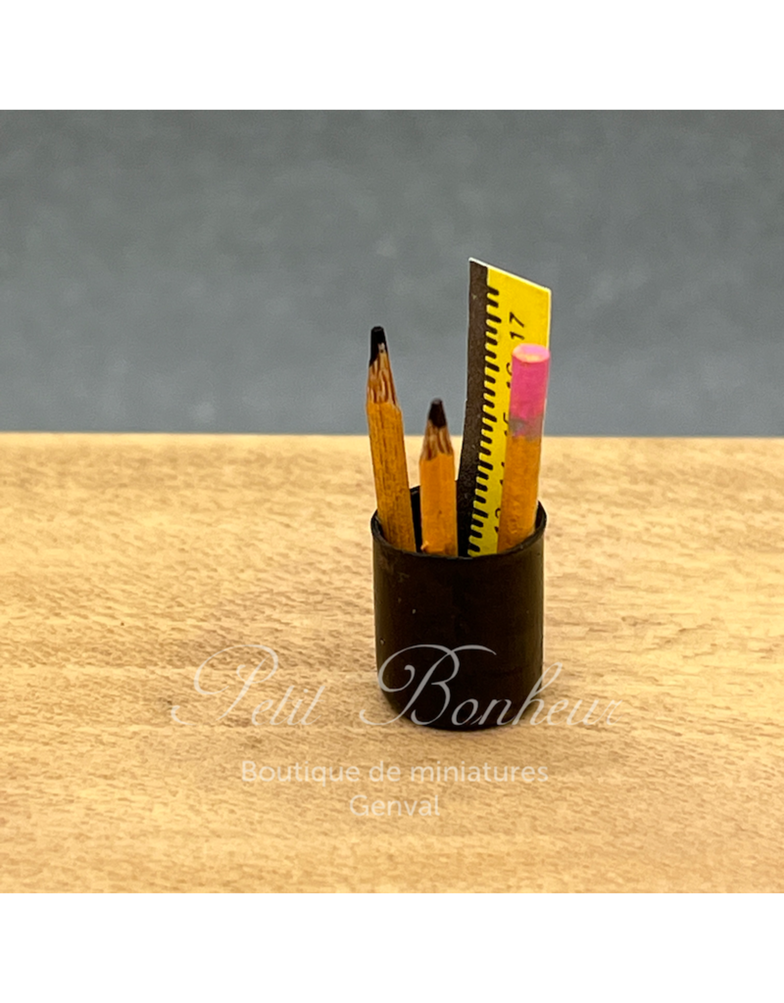 Pot à crayons miniature 1:12