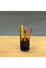 Pot à crayons miniature 1:12