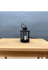 Lanterne noire miniature 1:12
