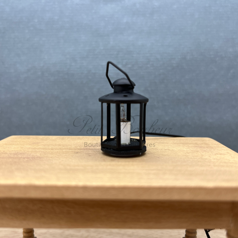 Lanterne Miniature LED "Sude" - Lumière Blanche Chaude, Pile CR1220, Pour Mondes De Nains, Déco