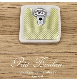 Pèse-personne blanc, miniature 1:12