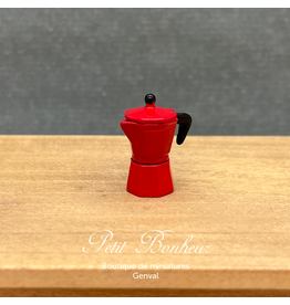 Cafetière italienne rouge