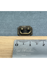 Poignée pour malles finition antique, miniature 1:12