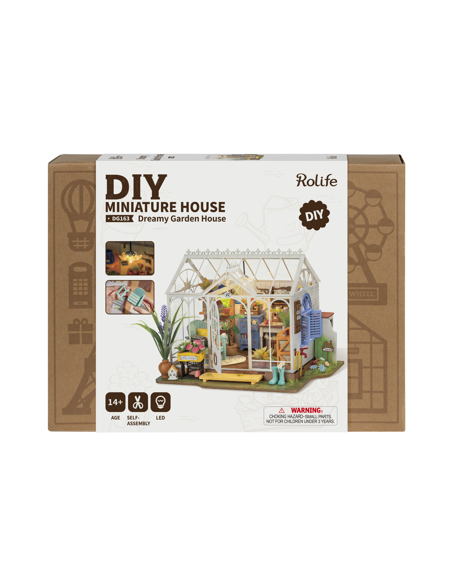 Rolife Dreamy Garden House DG163 - Rolife DIY Miniature Dollhouse