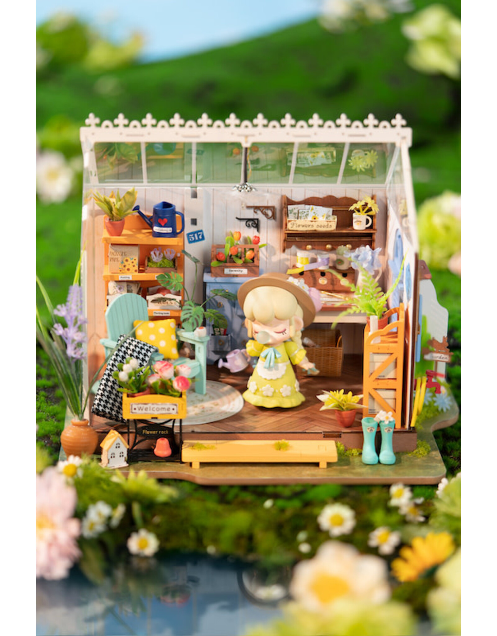 Rolife Dreamy Garden House DG163 - Rolife DIY Miniature Dollhouse