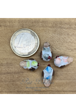 4 oiseaux assortis  (miniature 1:12)