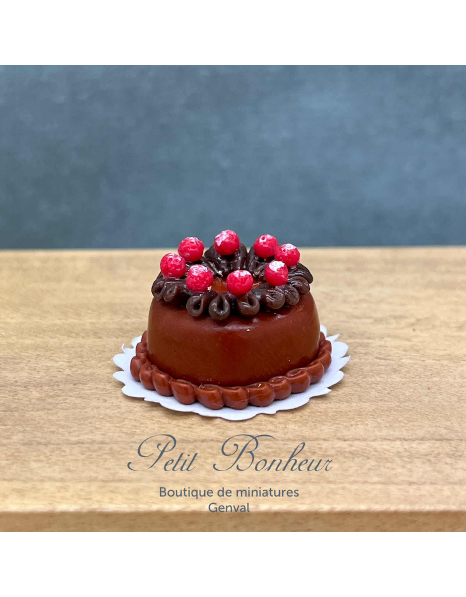 Gâteau Opéra (1 part coupée) miniature 1:12