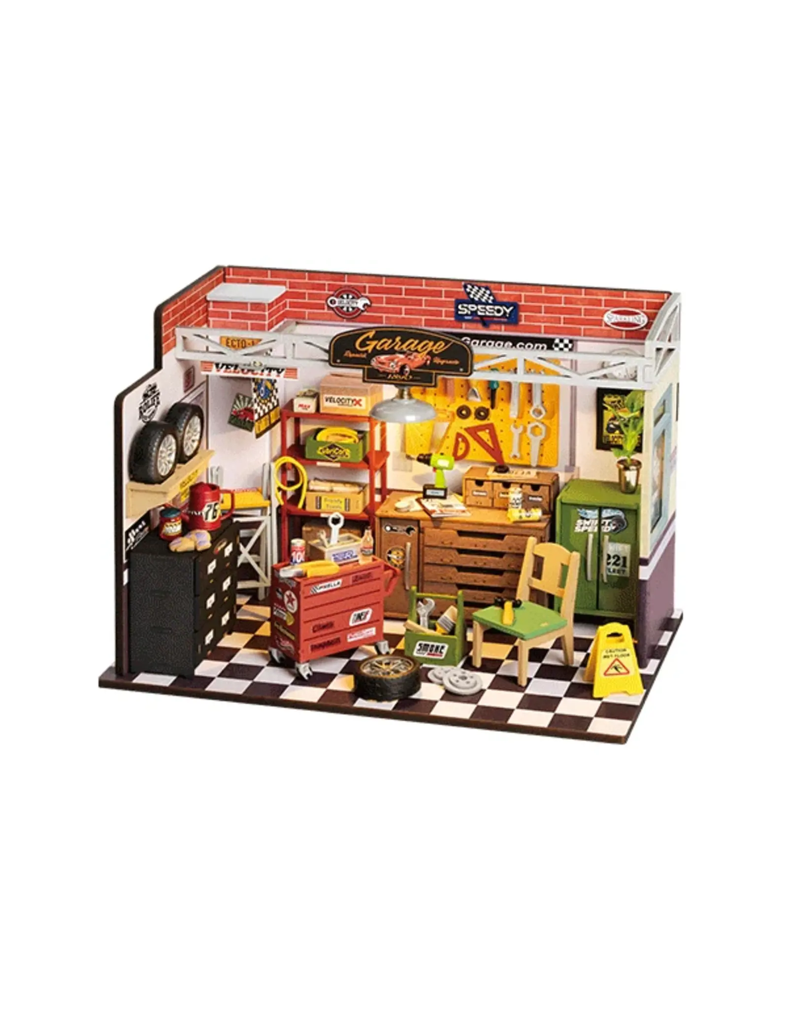 Rolife Garage Workshop DG165 - Rolife DIY Miniature Dollhouse