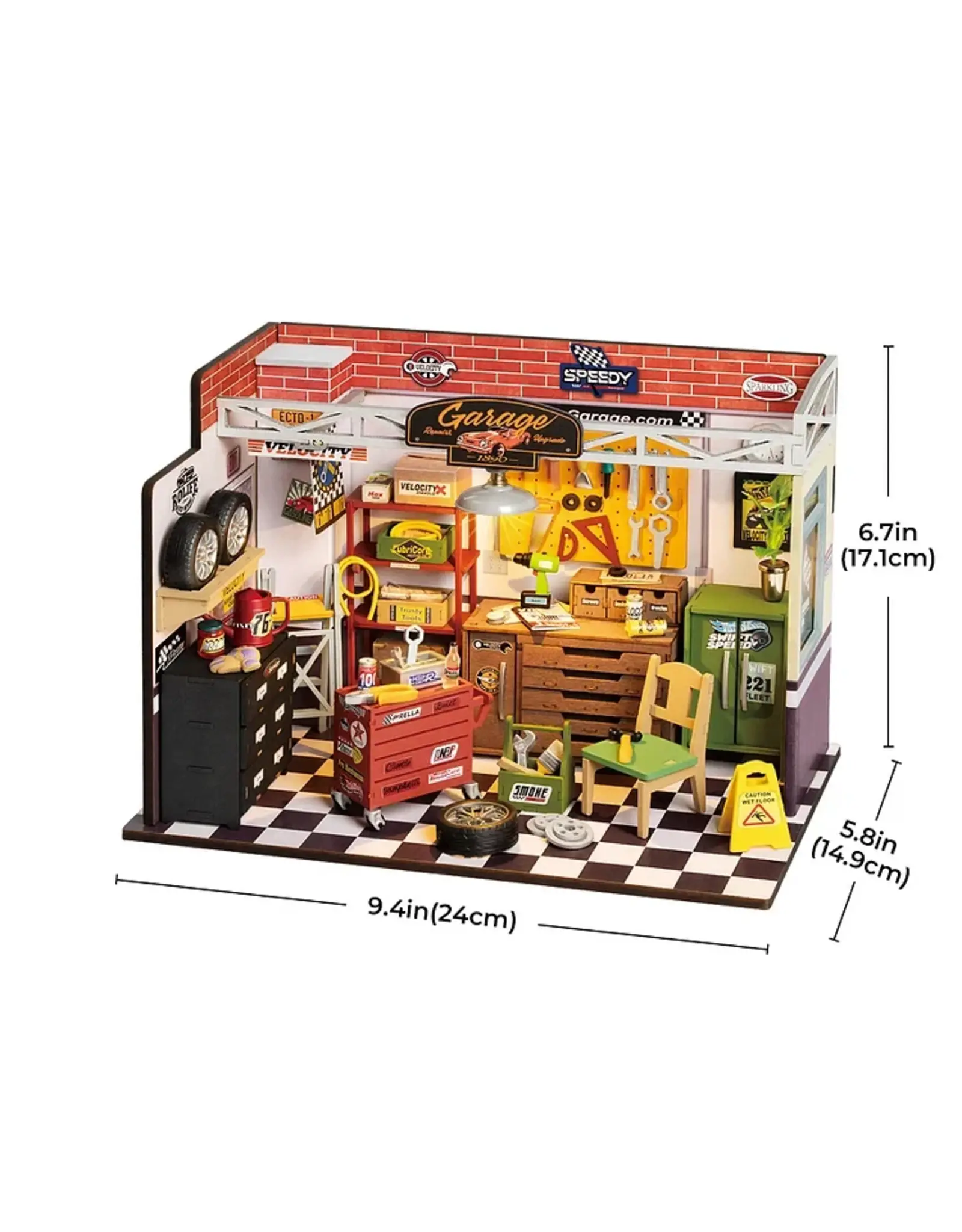 Rolife Garage Workshop DG165 - Rolife DIY Miniature Dollhouse