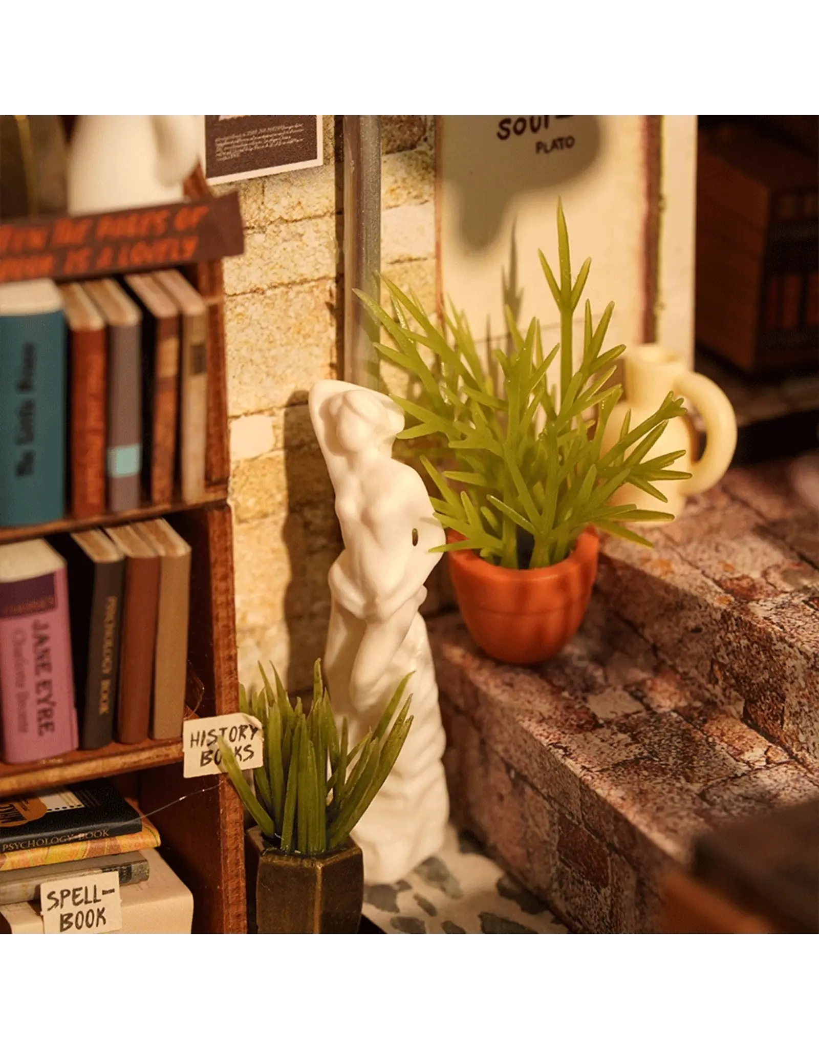 Rolife Corner Bookstore DG164 - Rolife DIY Miniature Dollhouse