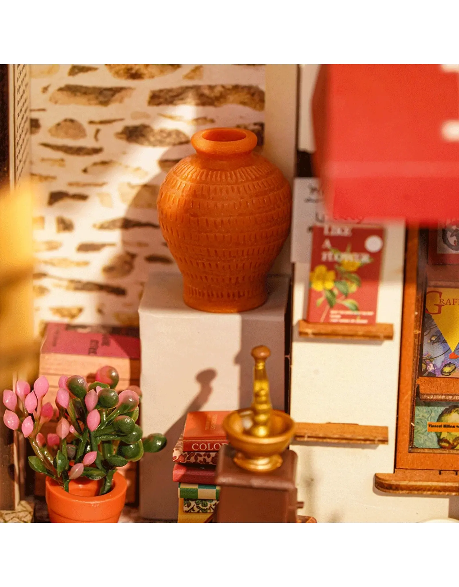 Rolife Corner Bookstore DG164 - Rolife DIY Miniature Dollhouse