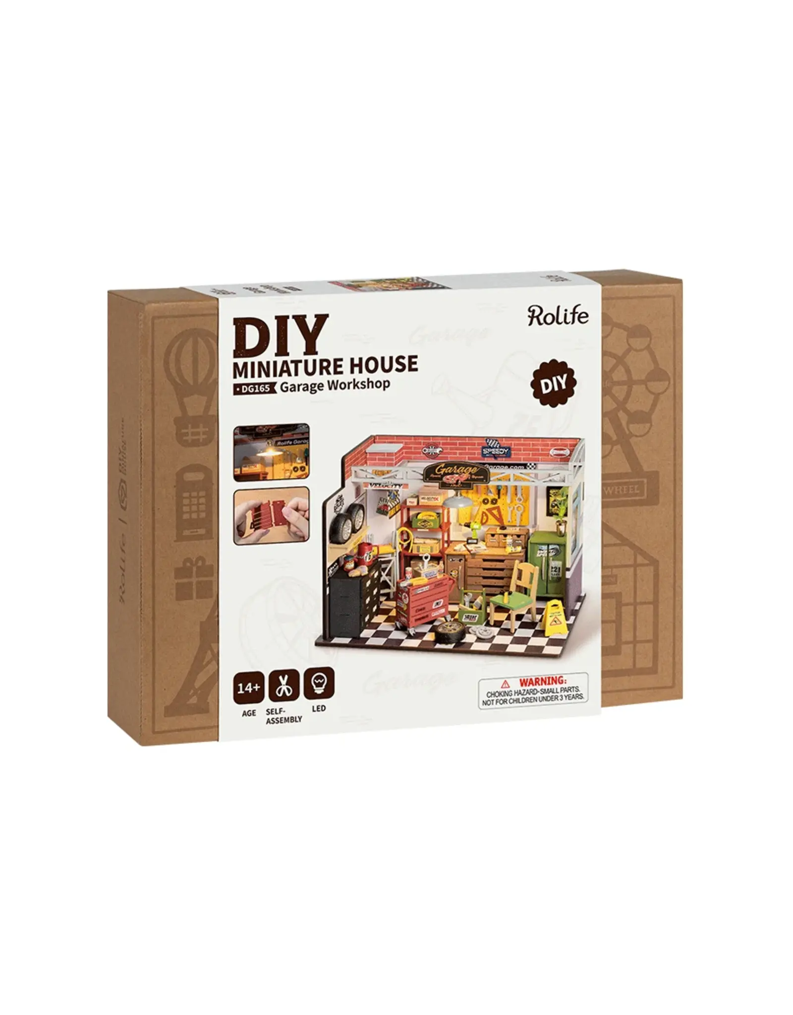 Rolife Garage Workshop DG165 - Rolife DIY Miniature Dollhouse