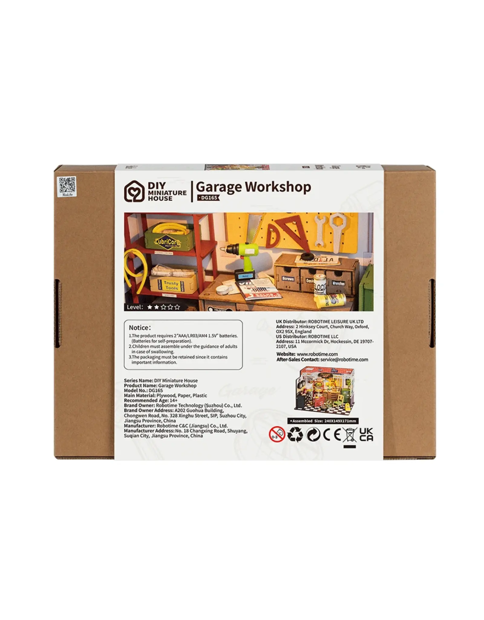 Rolife Garage Workshop DG165 - Rolife DIY Miniature Dollhouse