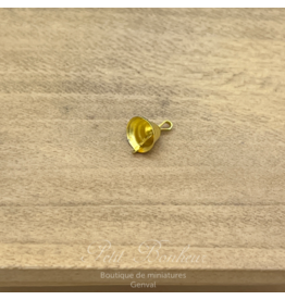 Petite clochette dorée miniature 1:12