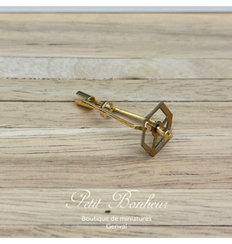 Ossature d'abat-jour hexagonal miniature 1:12