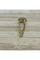 Ossature d'abat-jour hexagonal miniature 1:12