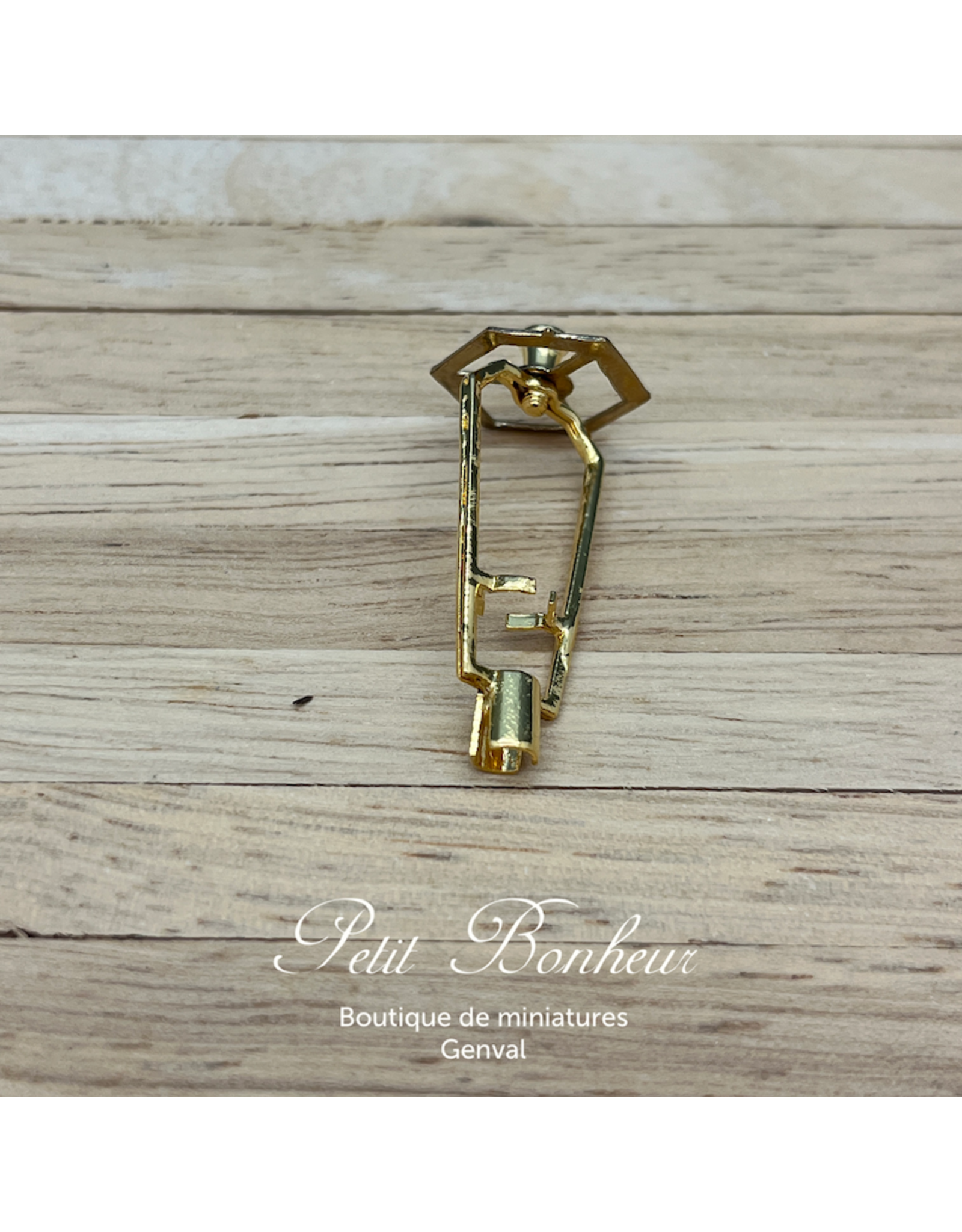 Ossature d'abat-jour hexagonal miniature 1:12
