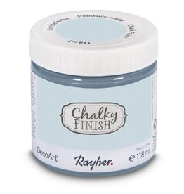 Rayher Peinture Chalky Finish 118 ml Bleu gris 566