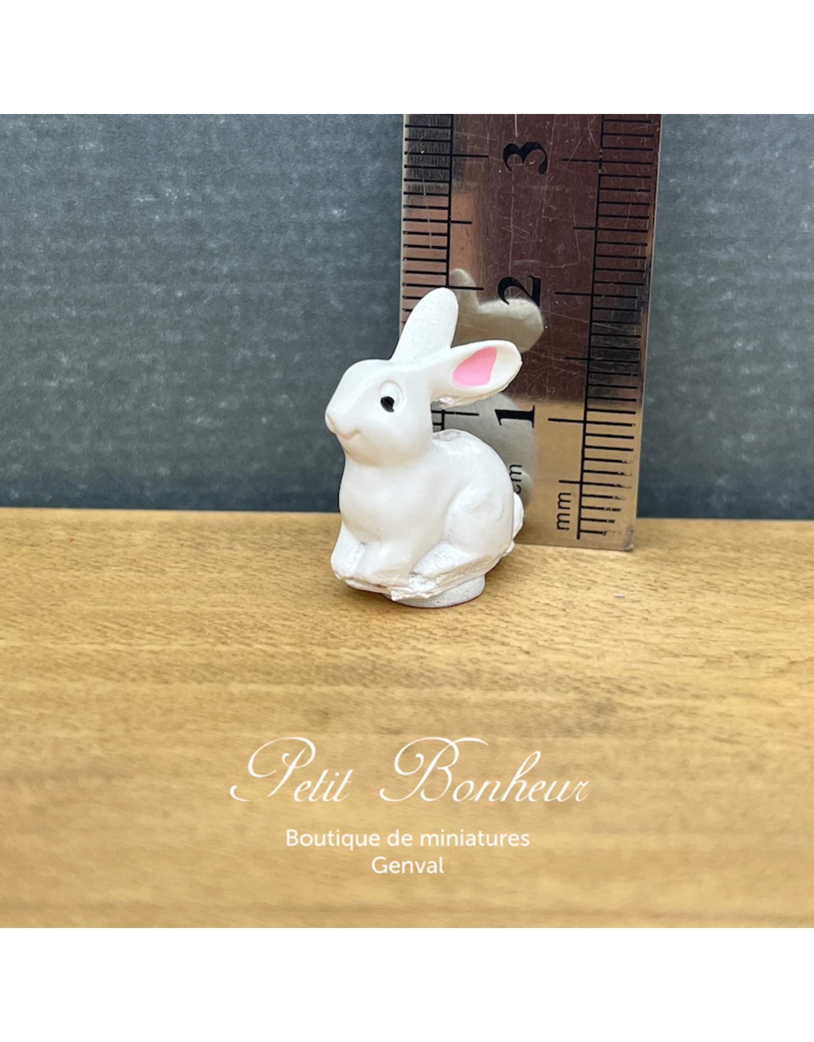 Lapin blanc (miniature 1:12)