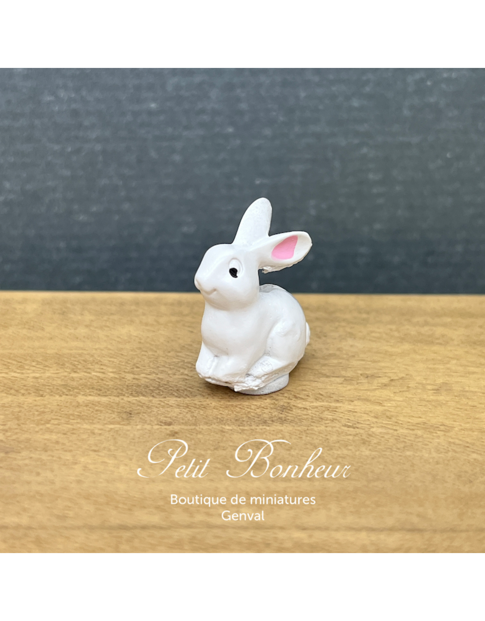 Lapin blanc (miniature 1:12)