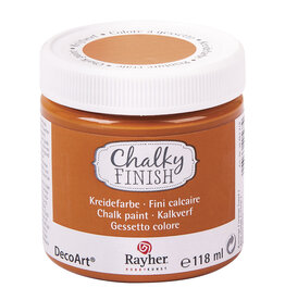 Rayher Liquidation Peinture Chalky Finish 118 ml Orange foncé 218