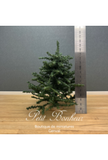 Grand sapin de Noël (16cm) miniature 1:12