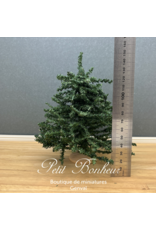 Grand sapin de Noël (16cm) miniature 1:12