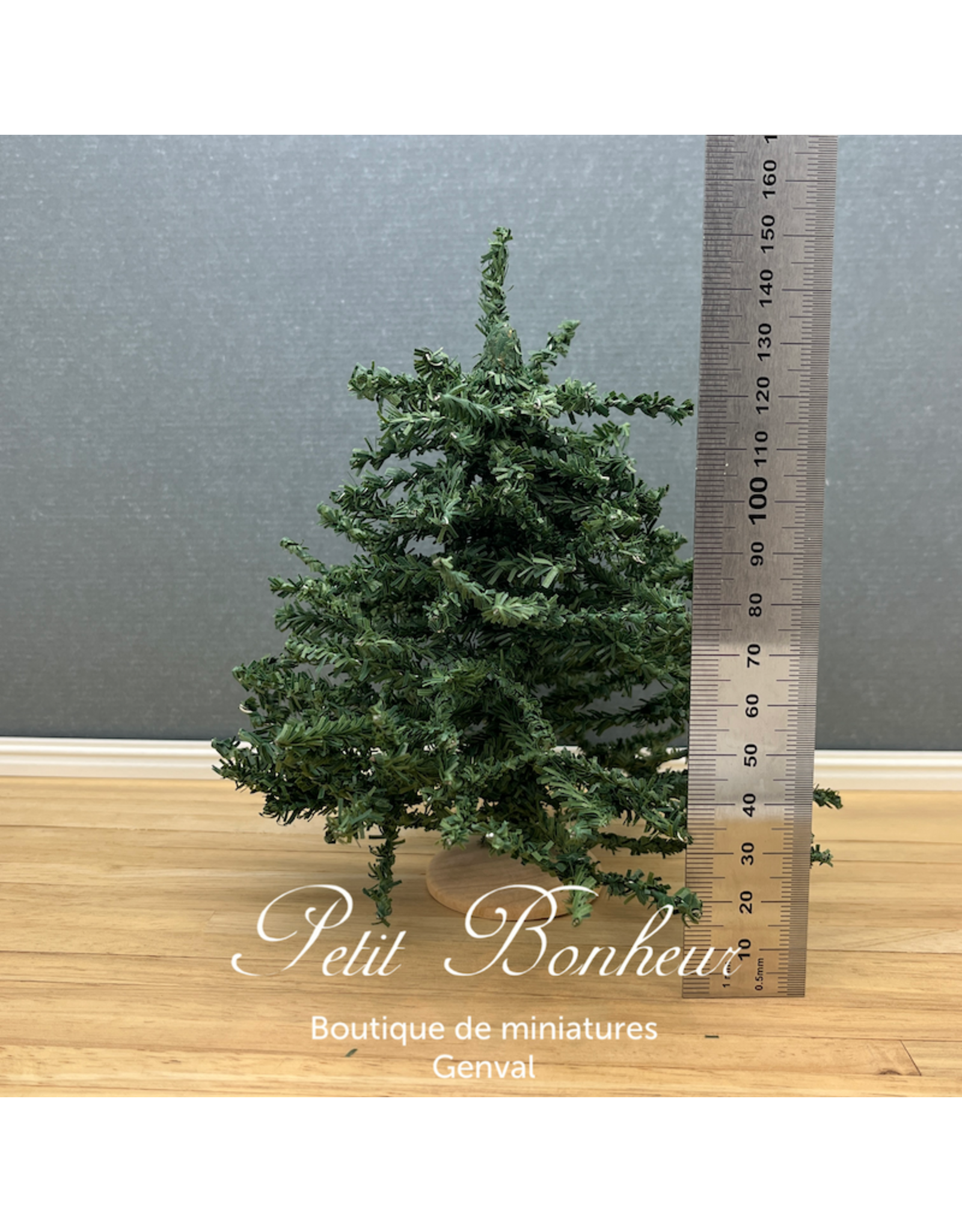 Grand sapin de Noël (16cm) miniature 1:12