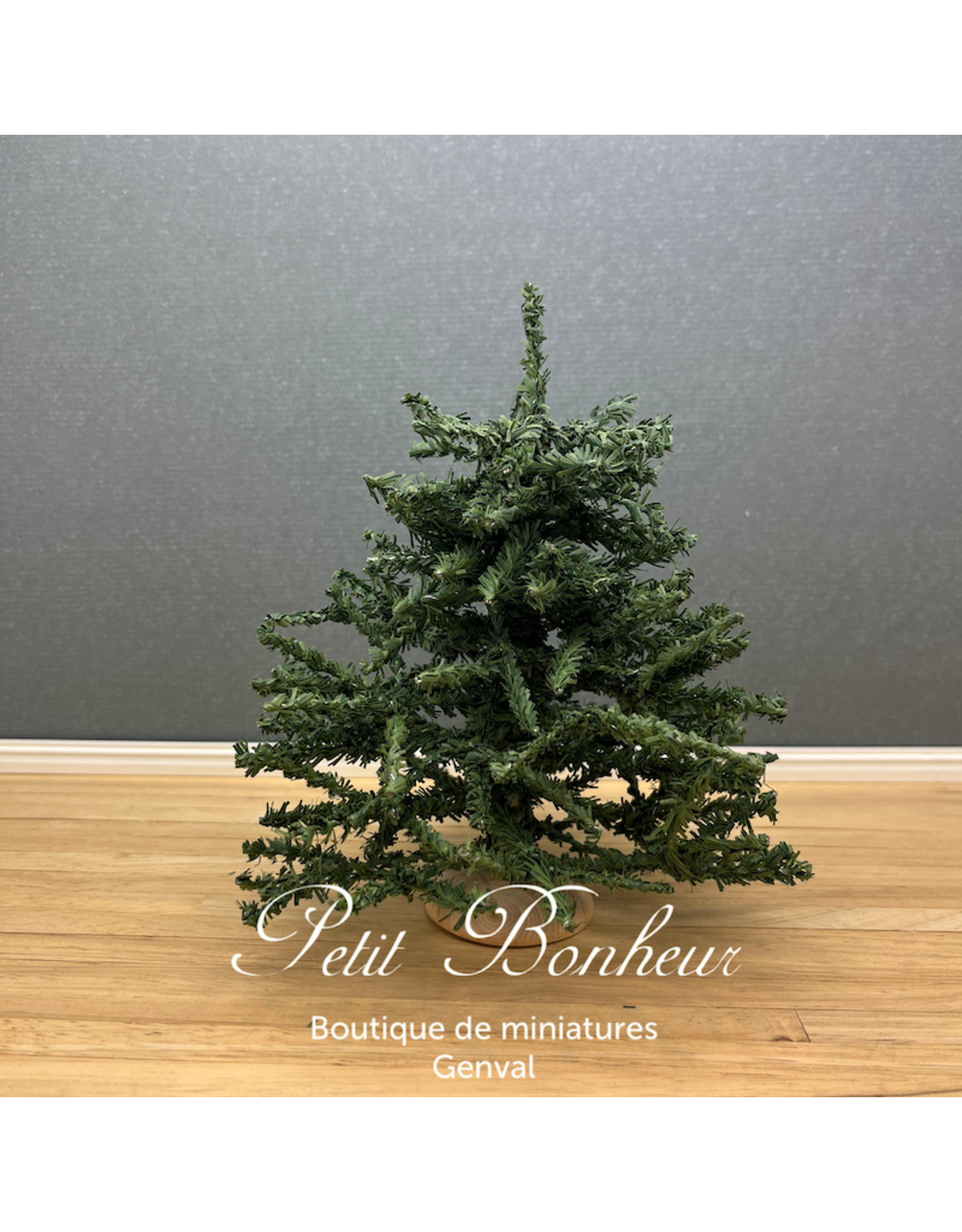 Grand sapin de Noël (16cm) miniature 1:12