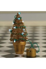 Guirlande de Noël blanche LED, 10 lampes (piles non incluses)
