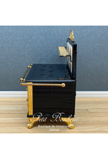 Reutter Miniaturen Cuisinière en métal Reutter (noir & rose) miniature 1:12