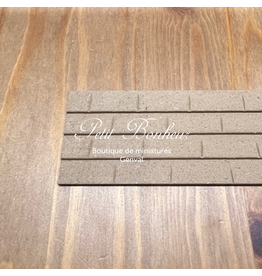 Bande ardoises pour toit en bois miniature 1:12