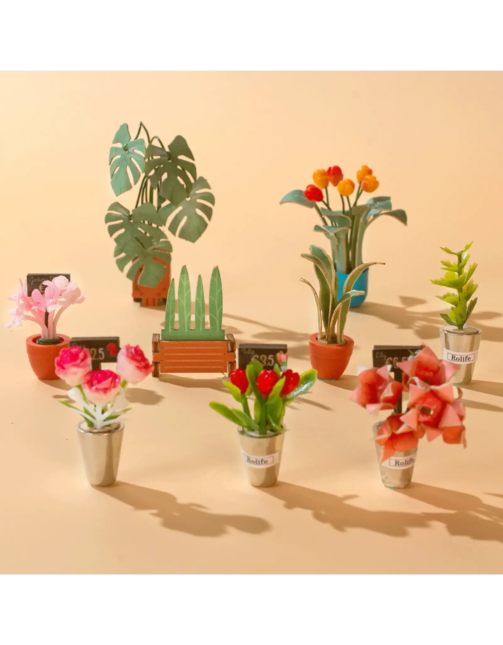 Rolife Floral Corner - Coin Fleuri (Book Nook) TGB09 - Rolife DIY Miniature Dollhouse