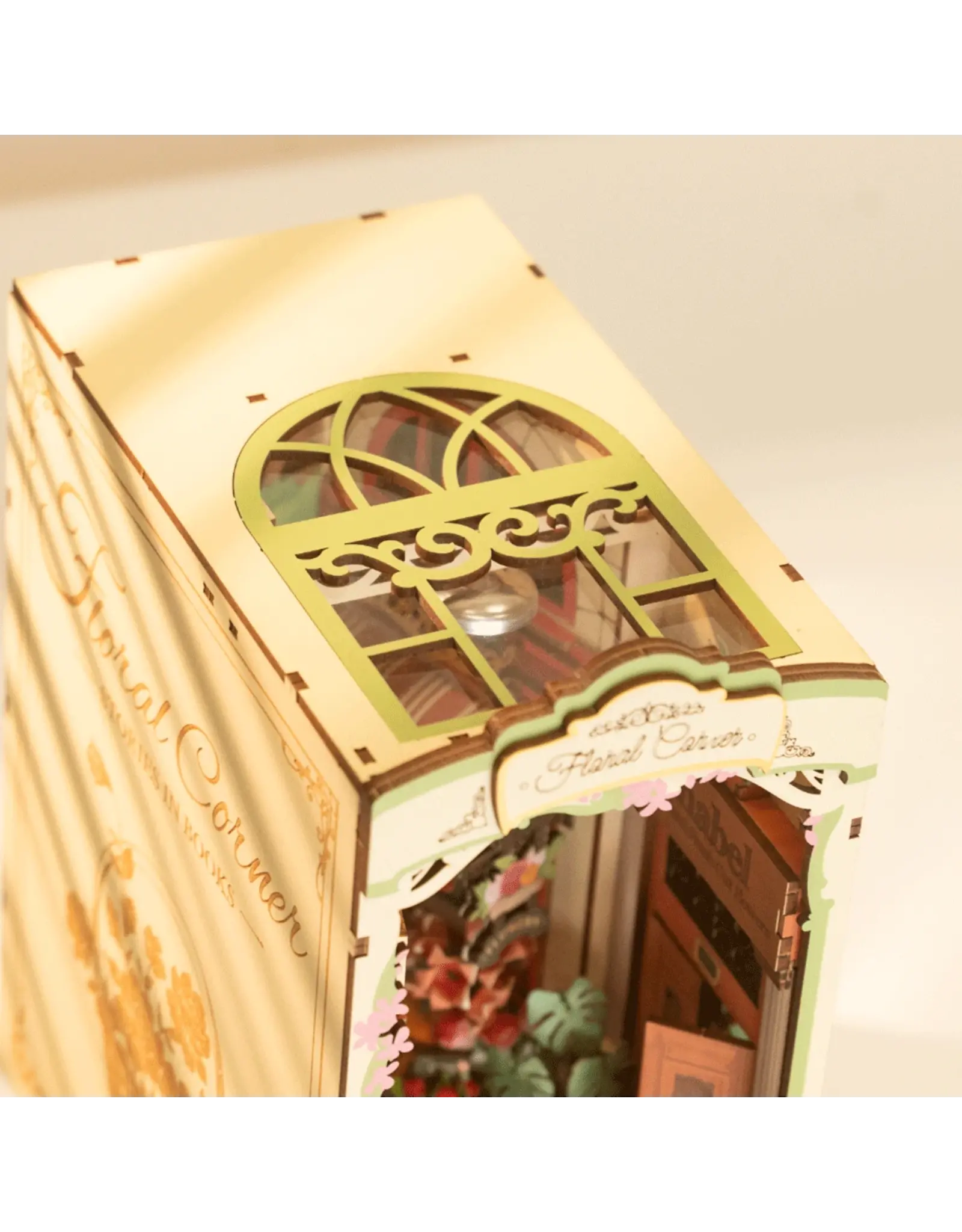 Rolife Floral Corner - Coin Fleuri (Book Nook) TGB09 - Rolife DIY Miniature Dollhouse