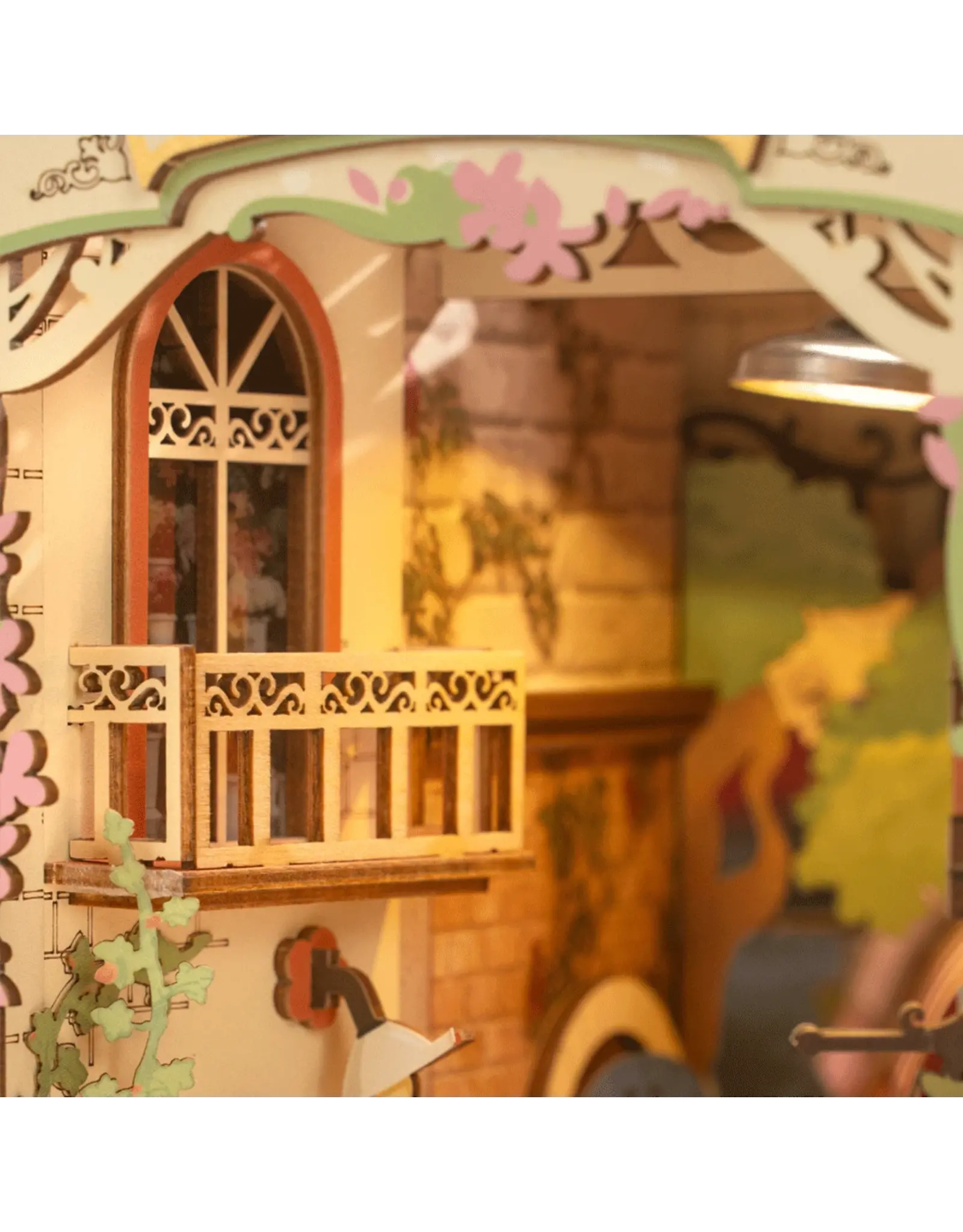 Rolife Floral Corner - Coin Fleuri (Book Nook) TGB09 - Rolife DIY Miniature Dollhouse