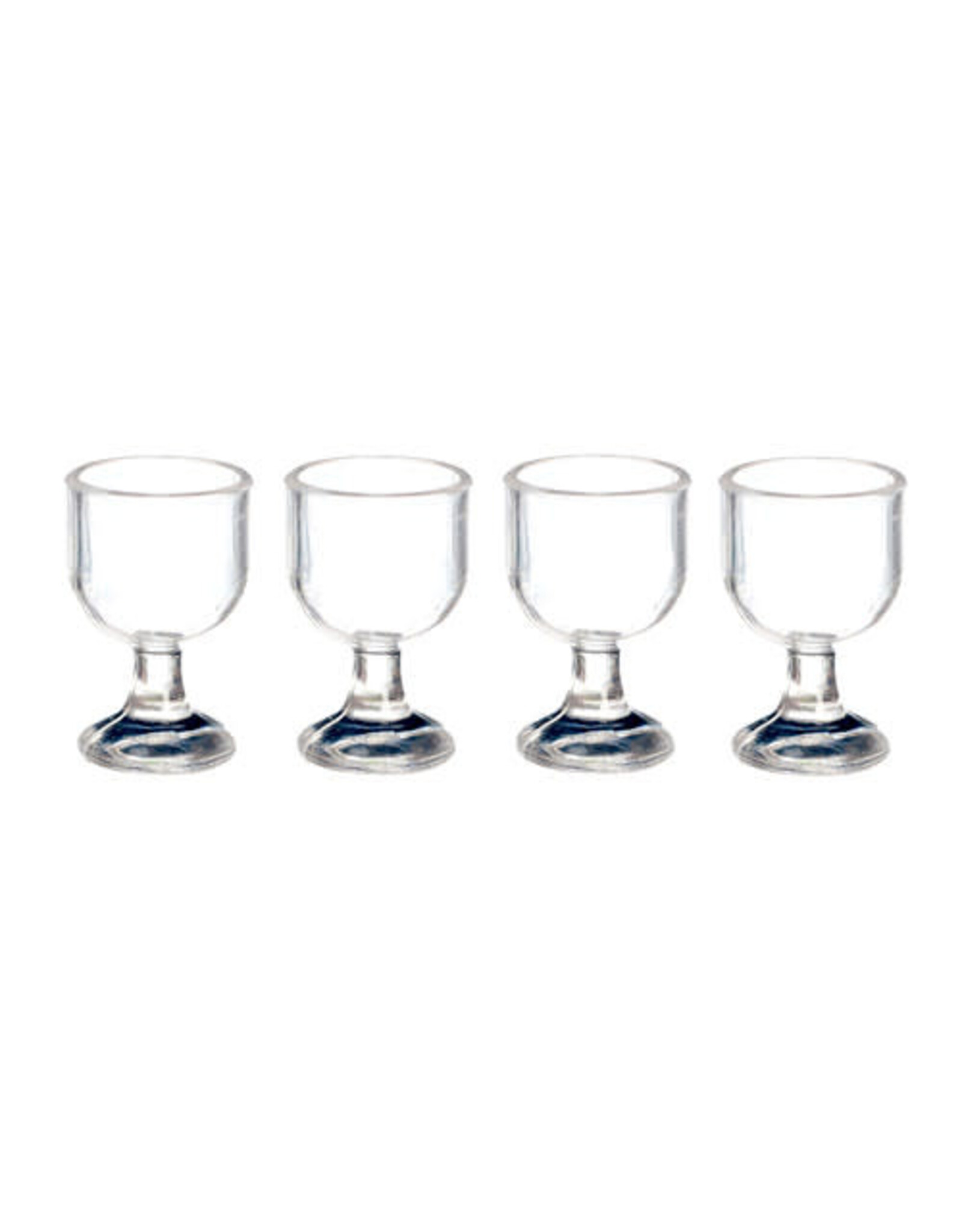 Verres à vin (4) miniatures 1:12