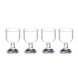 Verres à vin (4) miniatures 1:12