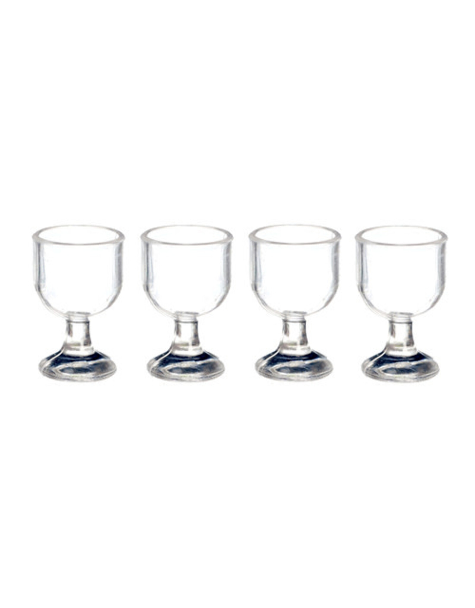 Verres à vin (4) miniatures 1:12