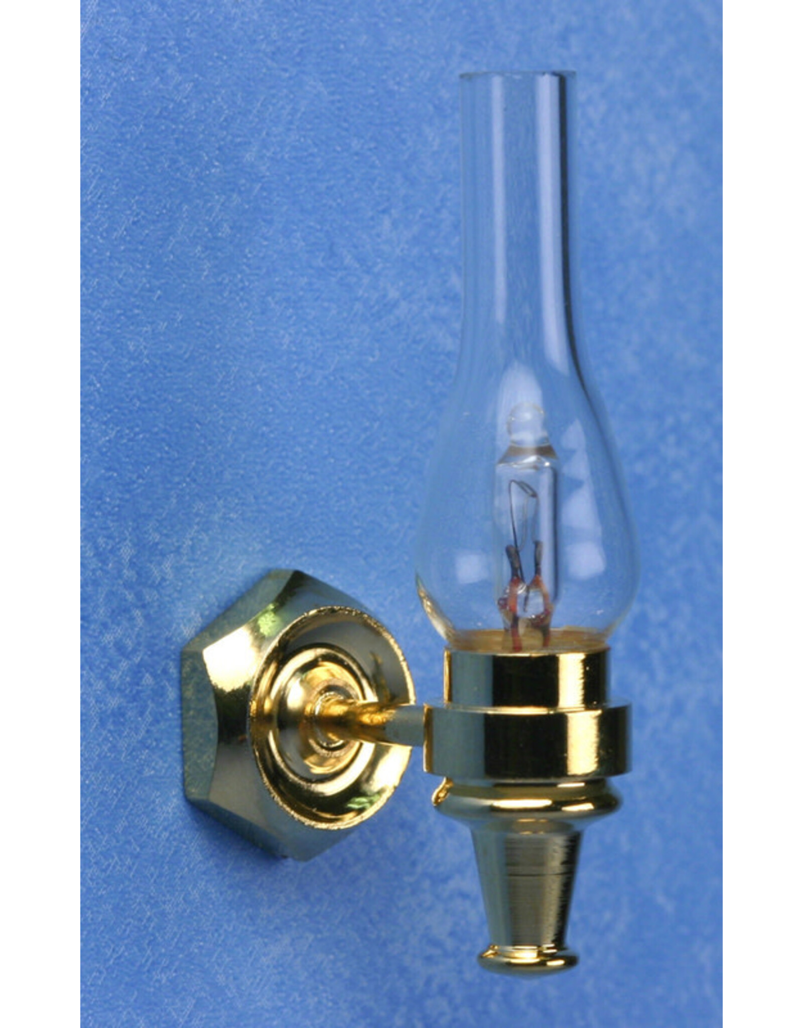 Applique lampe à huile miniature 1:12