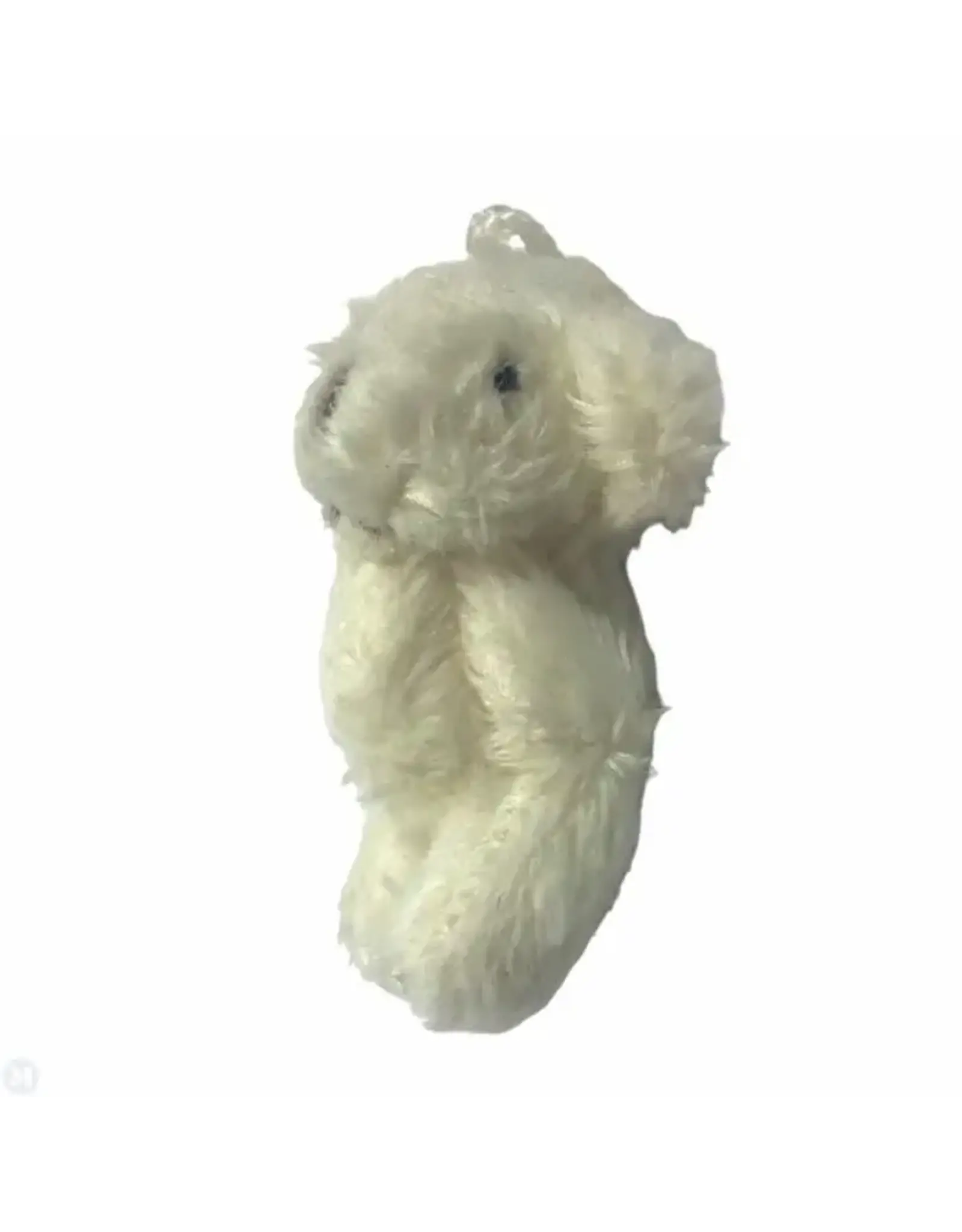 Ourson blanc "fluffy"