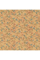 Mini Mundus Papier peint floral abricot (49x31cm)