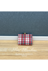 Sac/mallette en tartant rouge