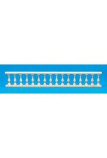 Balustrade en bois L34cm H5,2cm 1:12